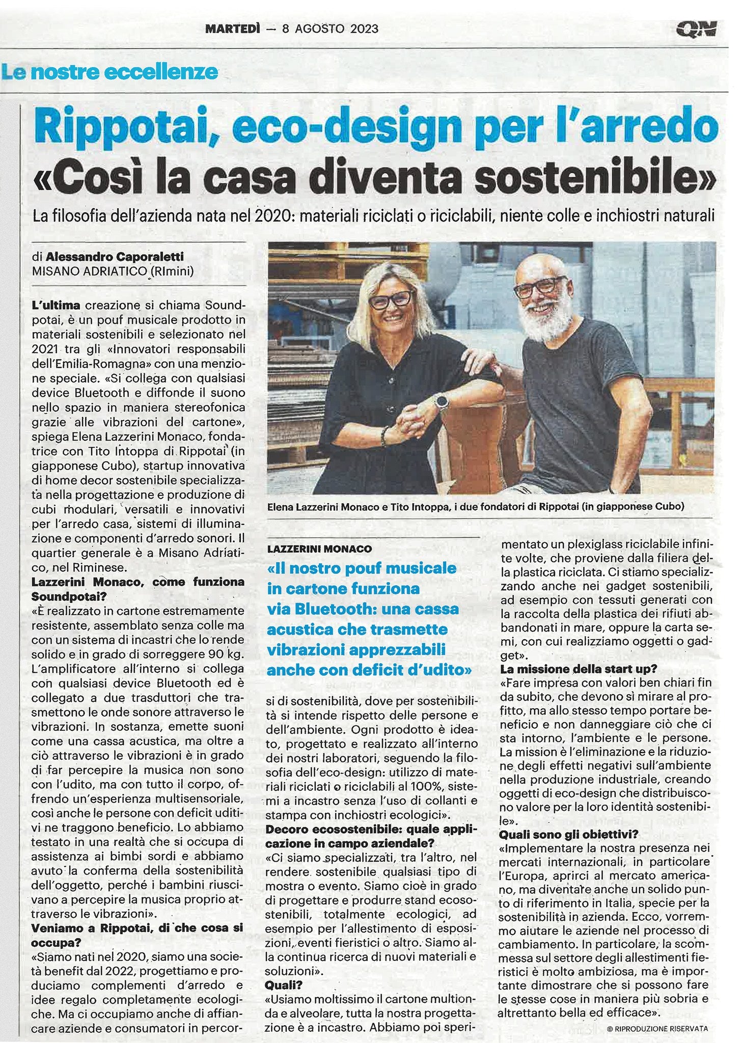 Rippotai per le aziende sostenibili