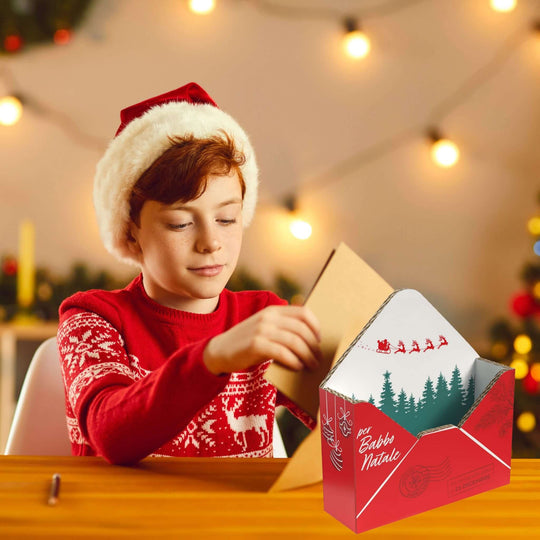 Santa Claus Postbox Made of Eco-Friendly Cardboard