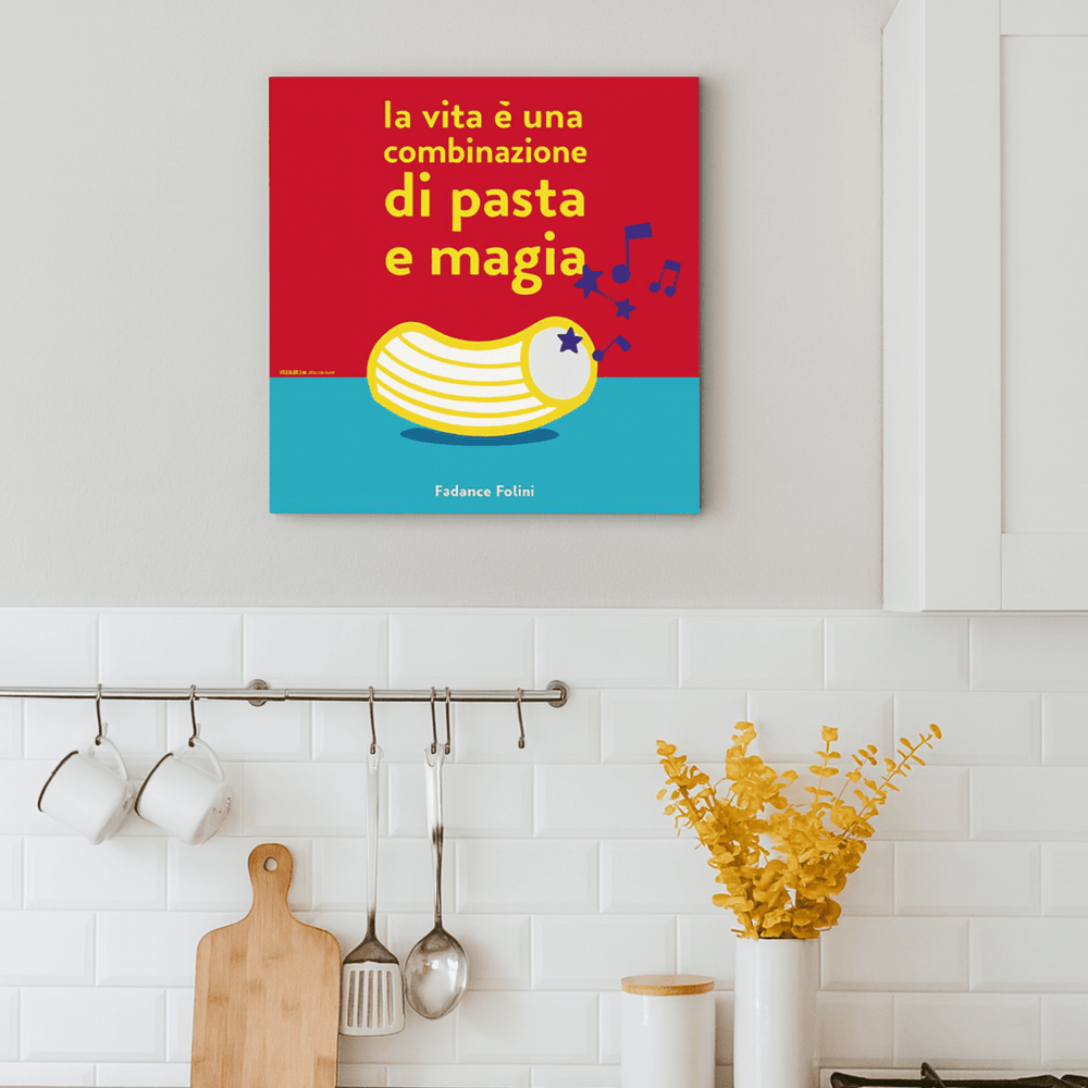 Kitchen Wall-art with pasta