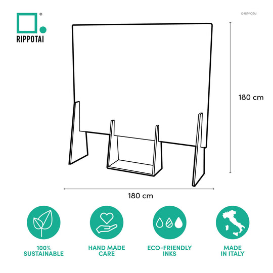 Backdrop personalizzato in cartone – con piedini autoportanti