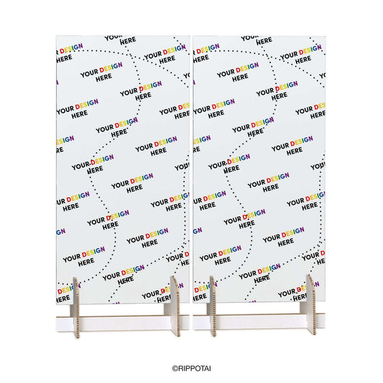 Backdrop personalizzato in cartone – con piedini autoportanti