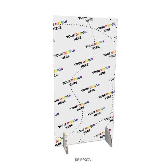 Backdrop personalizzato in cartone – con piedini autoportanti