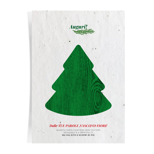 Biglietti di Auguri di Natale in Carta Piantabile Releaf – Kit da 8