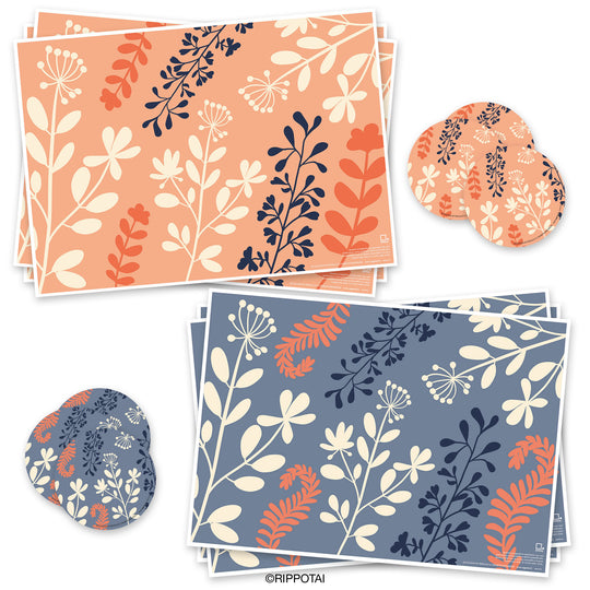 La table de Pâques par Rippotai : des sets de table en papier lavables et durables