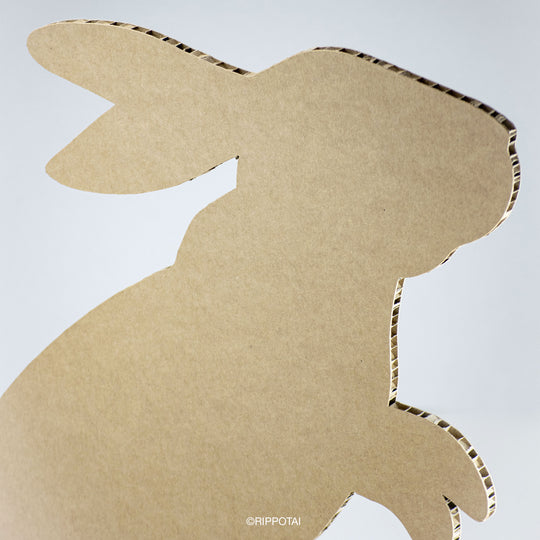 Coniglietto pasquale in cartone per allestimento vetrine Pasqua