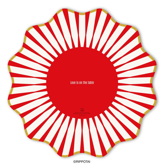 Sottopiatti Moderni e Sottobicchieri Coordinati 3pz – Collezione "Love is on the Table"