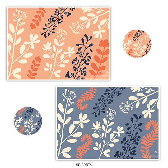 La table de Pâques par Rippotai : des sets de table en papier lavables et durables