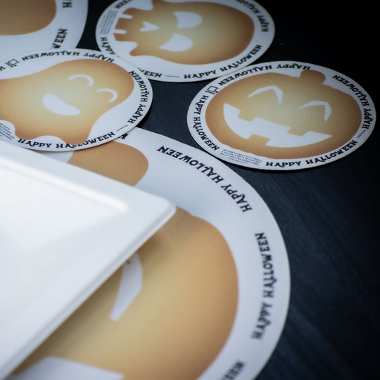 Tovagliette Sottopiatto di Carta per Halloween - Set Riutilizzabile ed Ecologico con Sottobicchieri