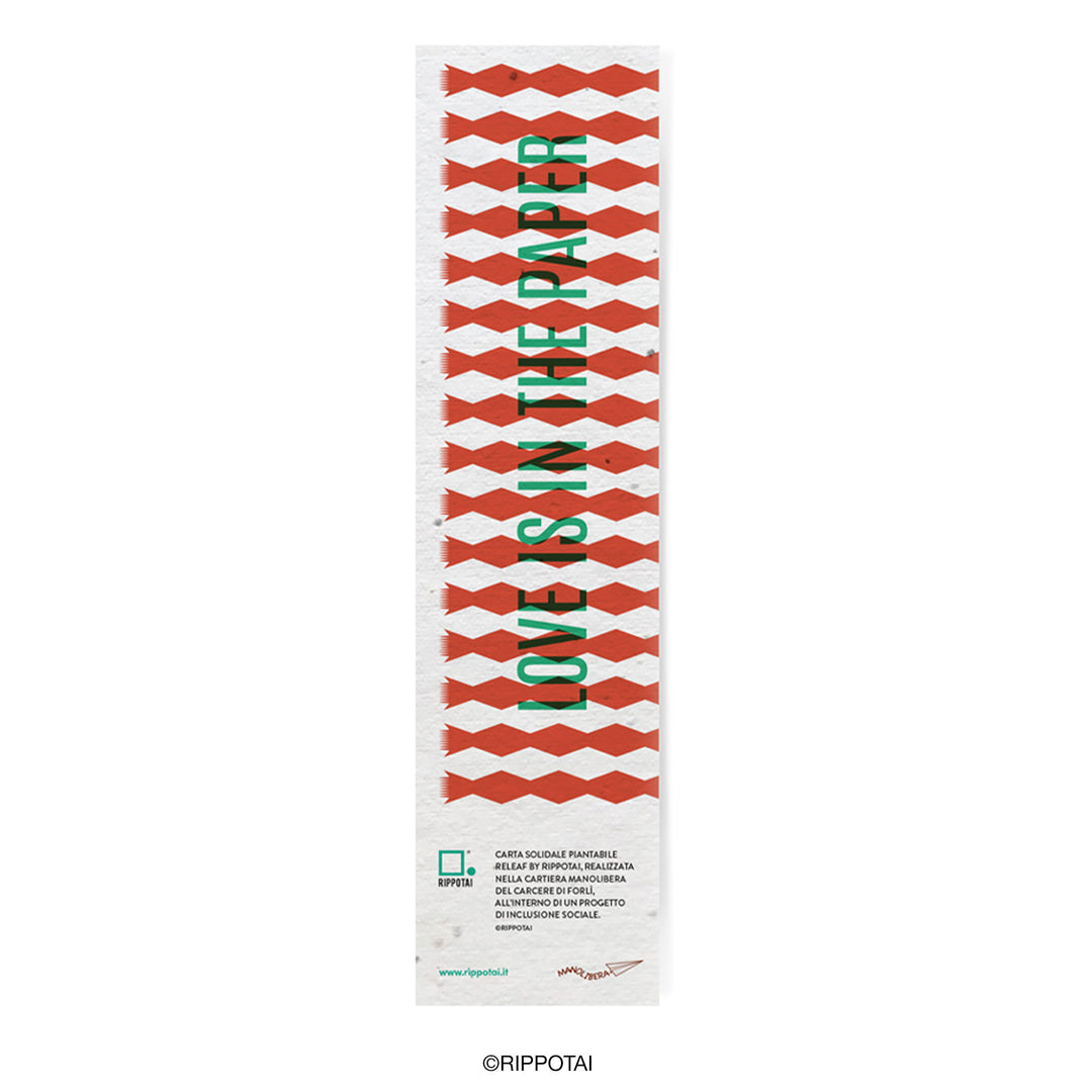 Papier à planter - Marque-pages Releaf (10 pièces) - Naturel et géométrique
