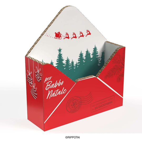 Santa Claus Postbox Made of Eco-Friendly Cardboard