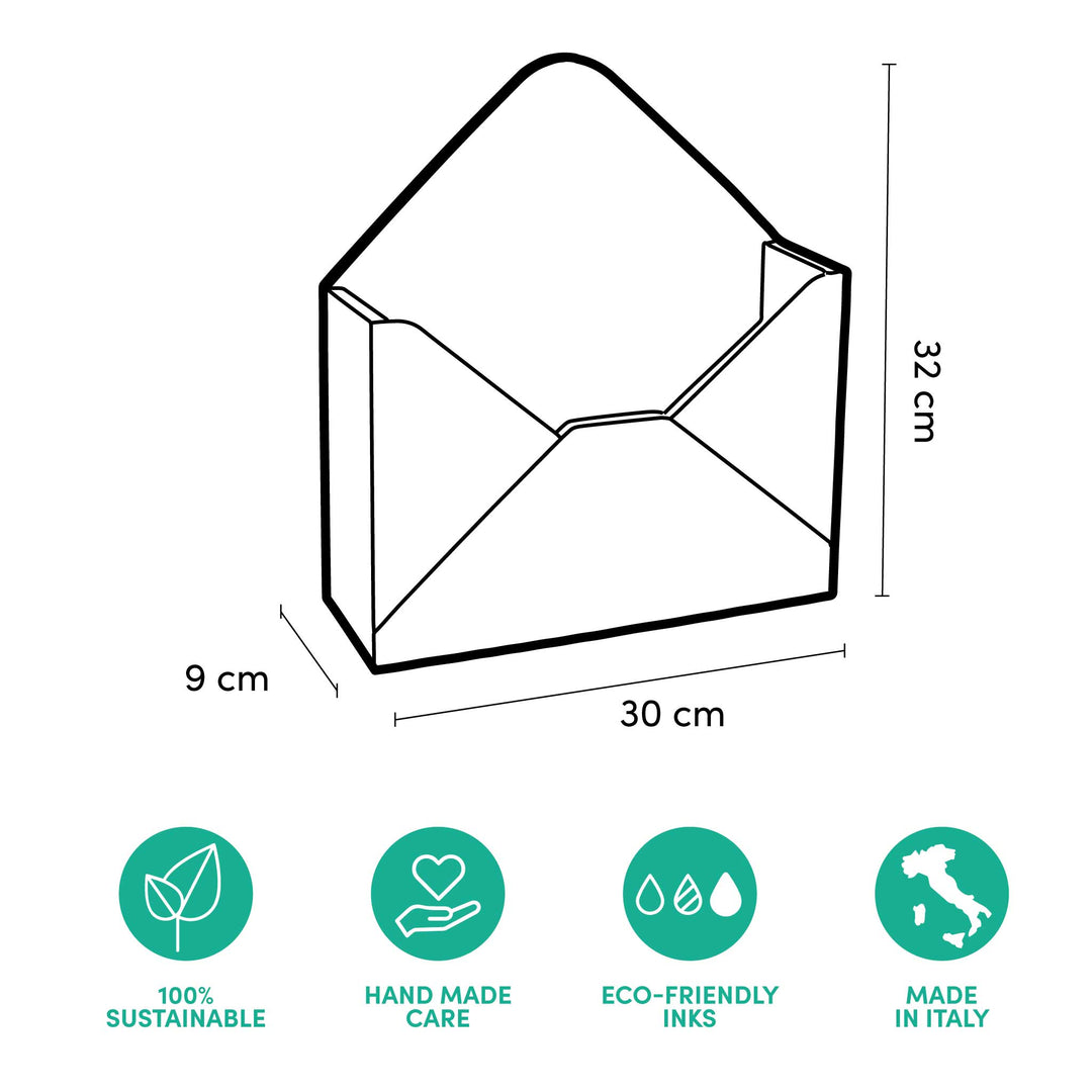 Santa Claus Postbox Made of Eco-Friendly Cardboard