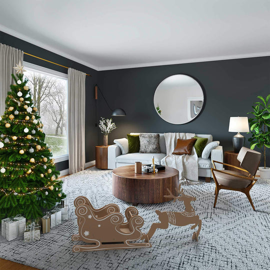 Renna Natalizia Ecologica - Sagoma di Renna per decorazioni natalizie