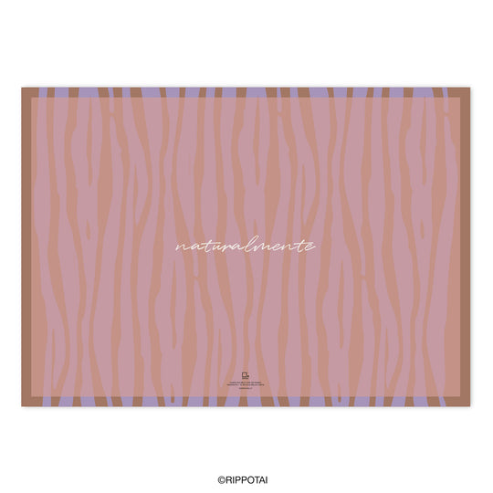 Tovagliette di Carta Pulibile ed ecologica con Sottobicchieri coordinati - Naturalmente