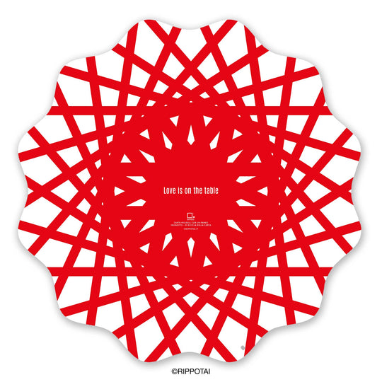 Sottopiatti Natalizi in carta ecologica pulibile – Set da 6 con 3 grafiche assortite