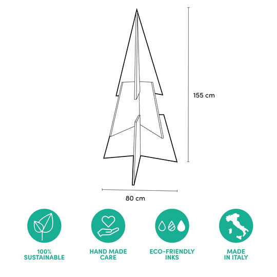 Albero di Natale White Christmas: Eleganza e Sostenibilità per il Tuo Natale