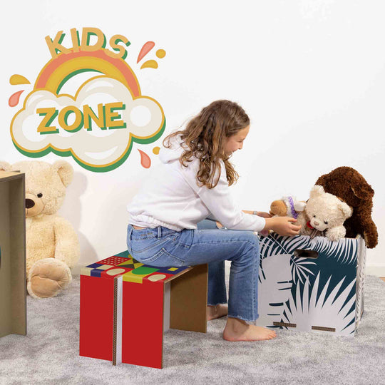 Panca ecologica per bambini eco-friendly