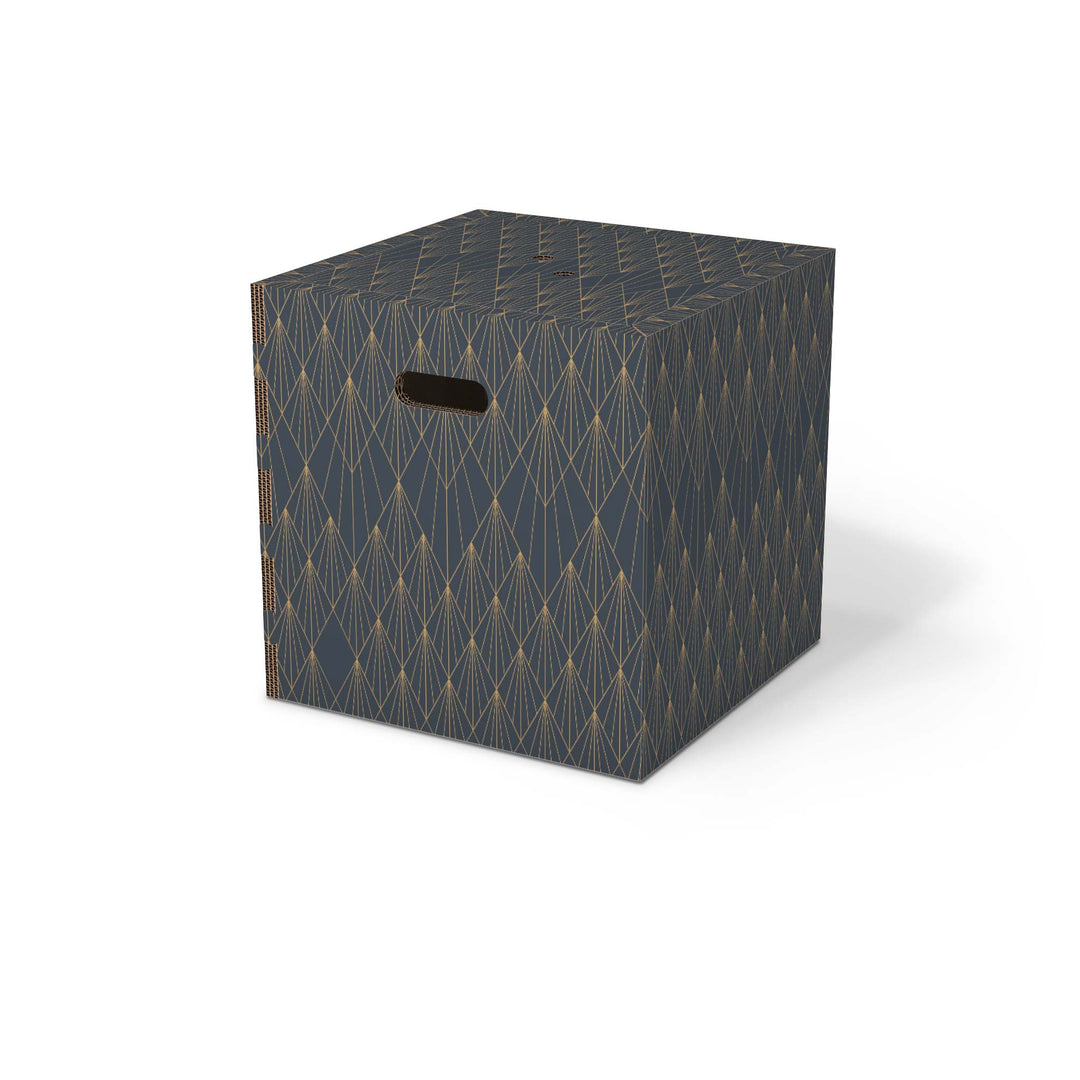 Pouf Contenitore Ecologico in Cartone – PoufPotai Gatsby