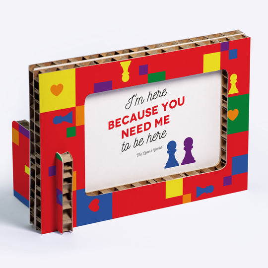 Portafoto - cornice per foto Regina degli Scacchi Rainbow