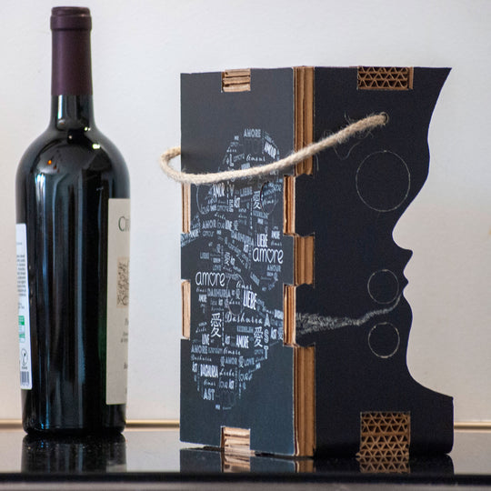 Portabottiglie paralume di design Wine Lover