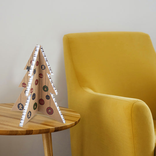 Albero di Natale piccolo di 30 cm in cartone ecologico