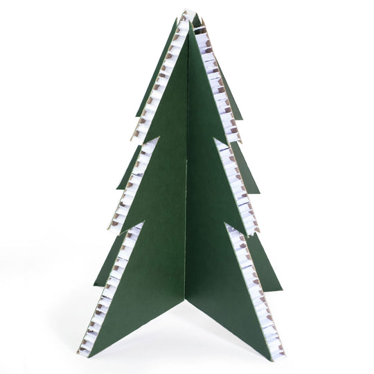 Albero di Natale piccolo di 30 cm in cartone ecologico