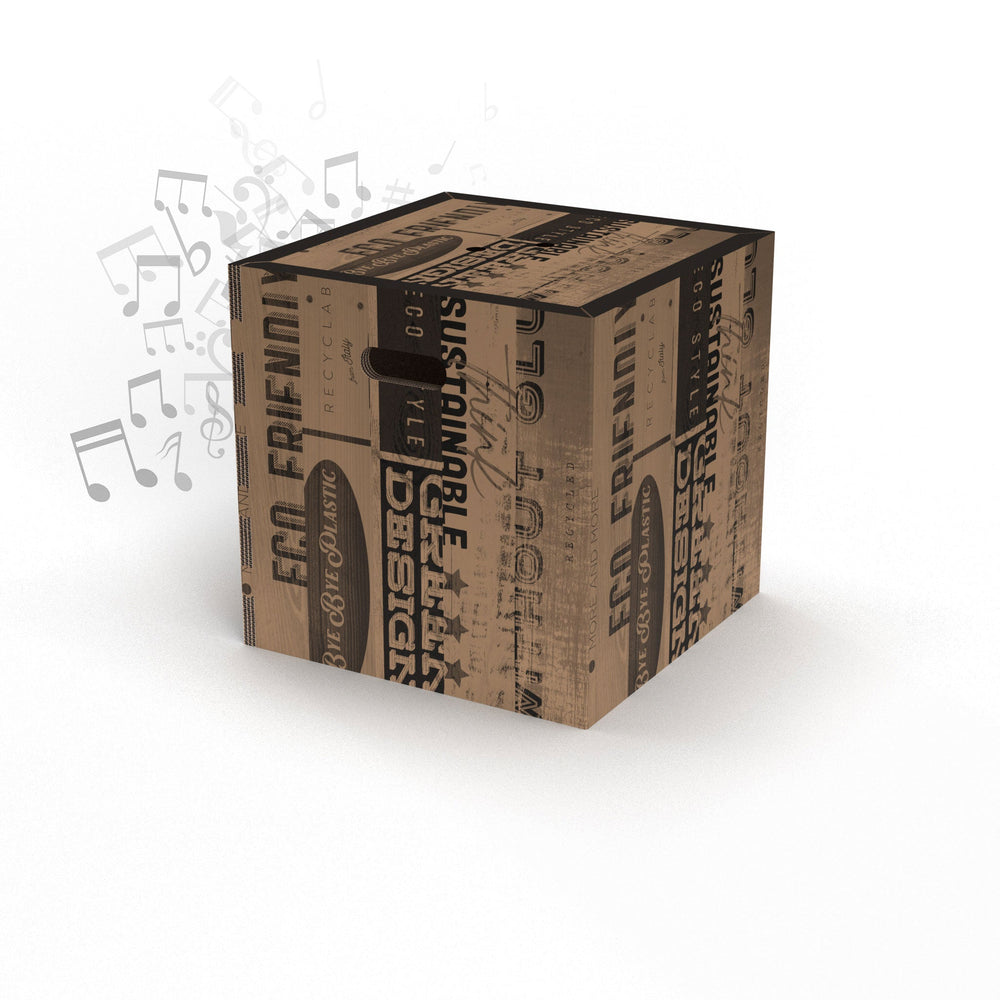 Pouf Bluetooth Soundpotai Black and White – Arredo sonoro 40×40