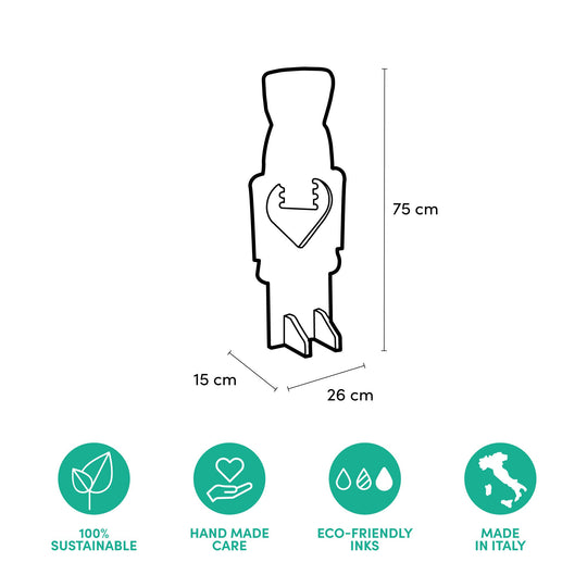 Schiaccianoci Natalizio per Vetrine Natalizie - Eco & Design | Rippotai