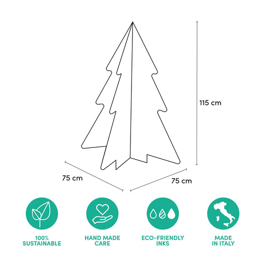 Albero Ecologico di Natale Glamour - Design Sostenibile | Rippotai