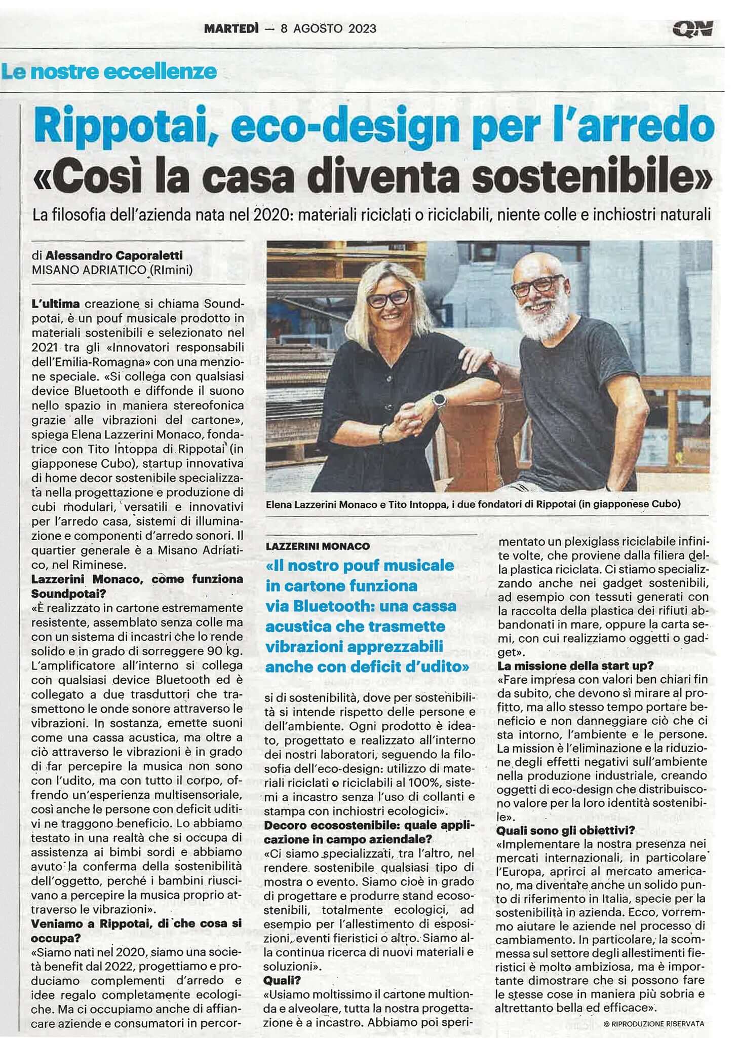 Rippotai per le aziende sostenibili