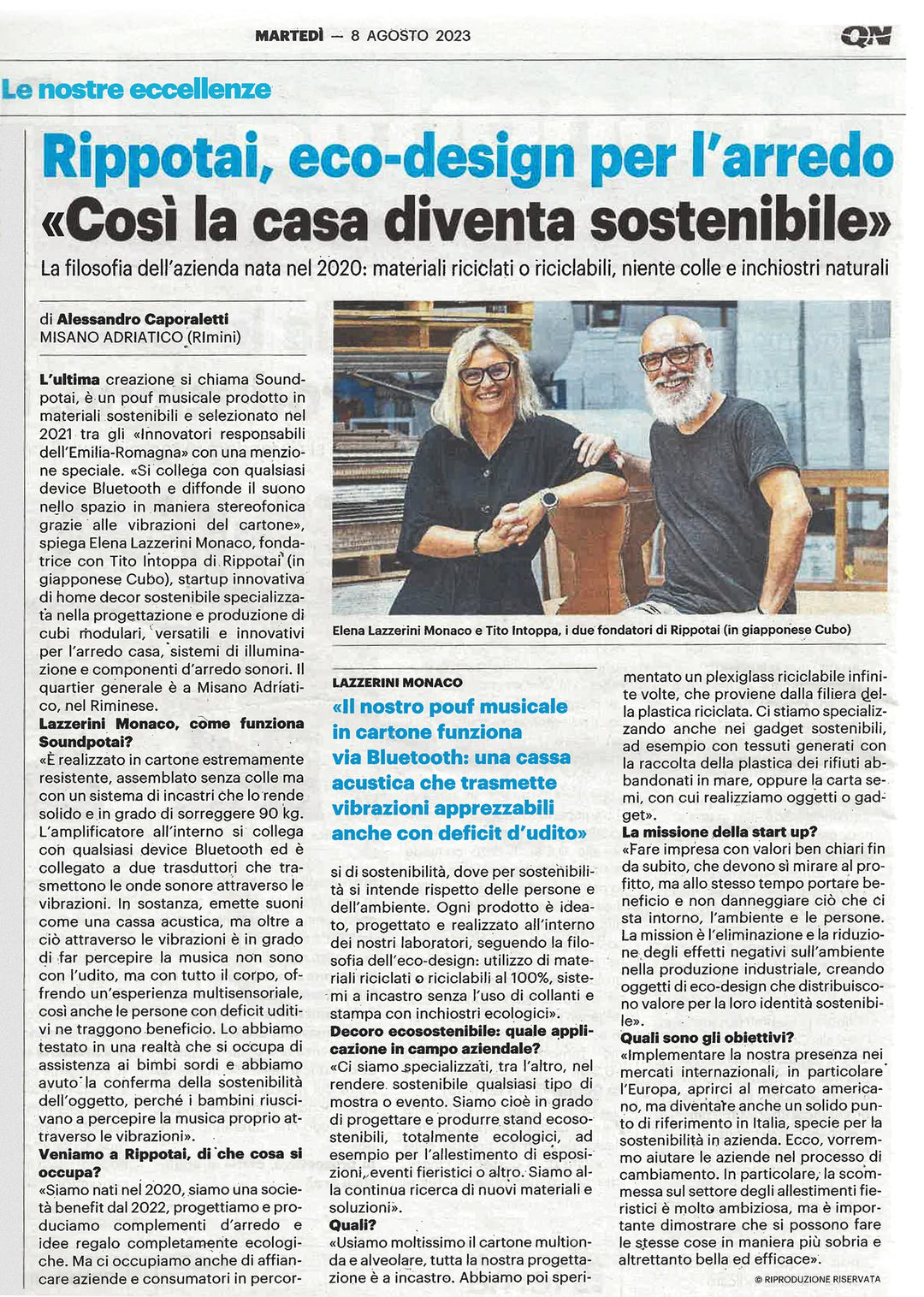 Rippotatai for sustainable companies