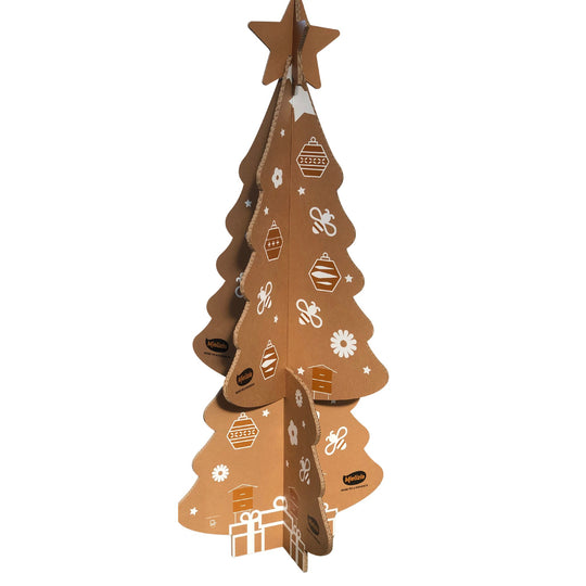 Albero di Natale Cartone Personalizzato – Ecologico e di Design