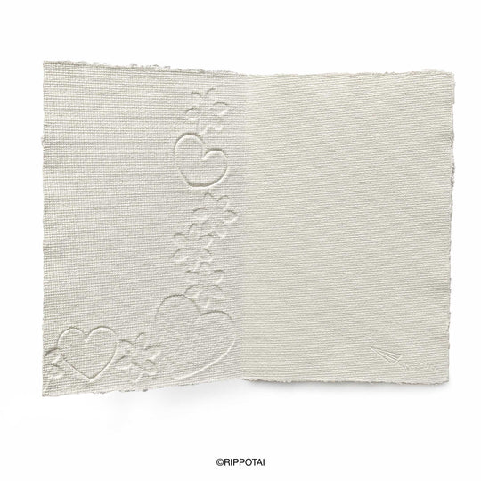 Biglietto auguri con busta in carta artigianale – Kit da 10