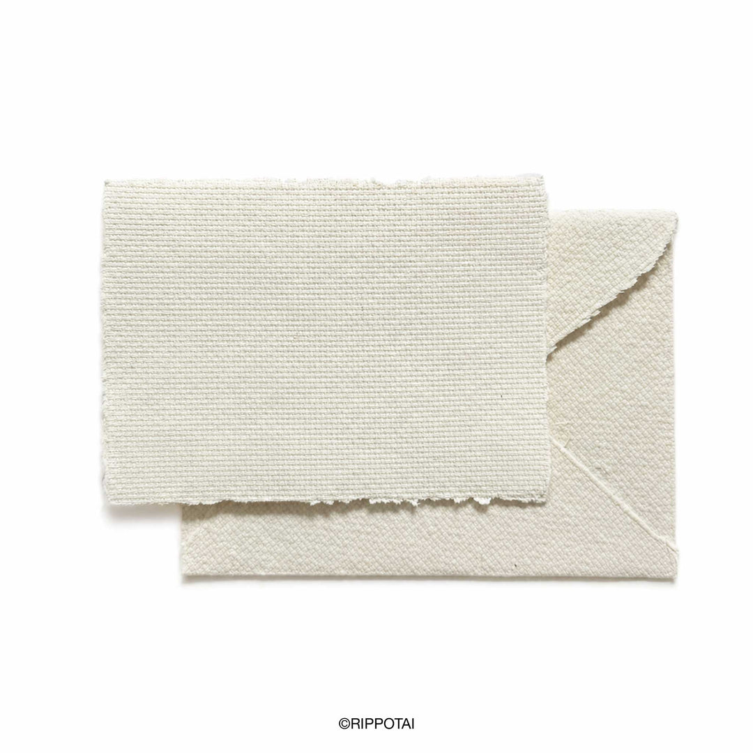 Biglietto auguri con busta in carta artigianale – Kit da 10