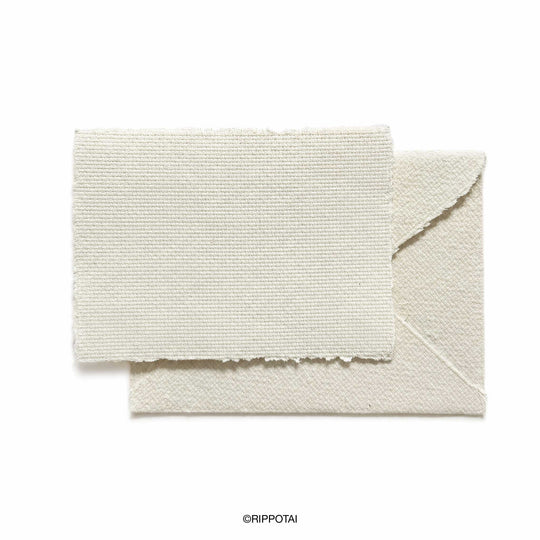 Biglietto auguri con busta in carta artigianale – Kit da 10