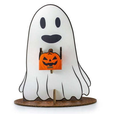 Porte-bonbons écologique de décoration d'Halloween fantôme