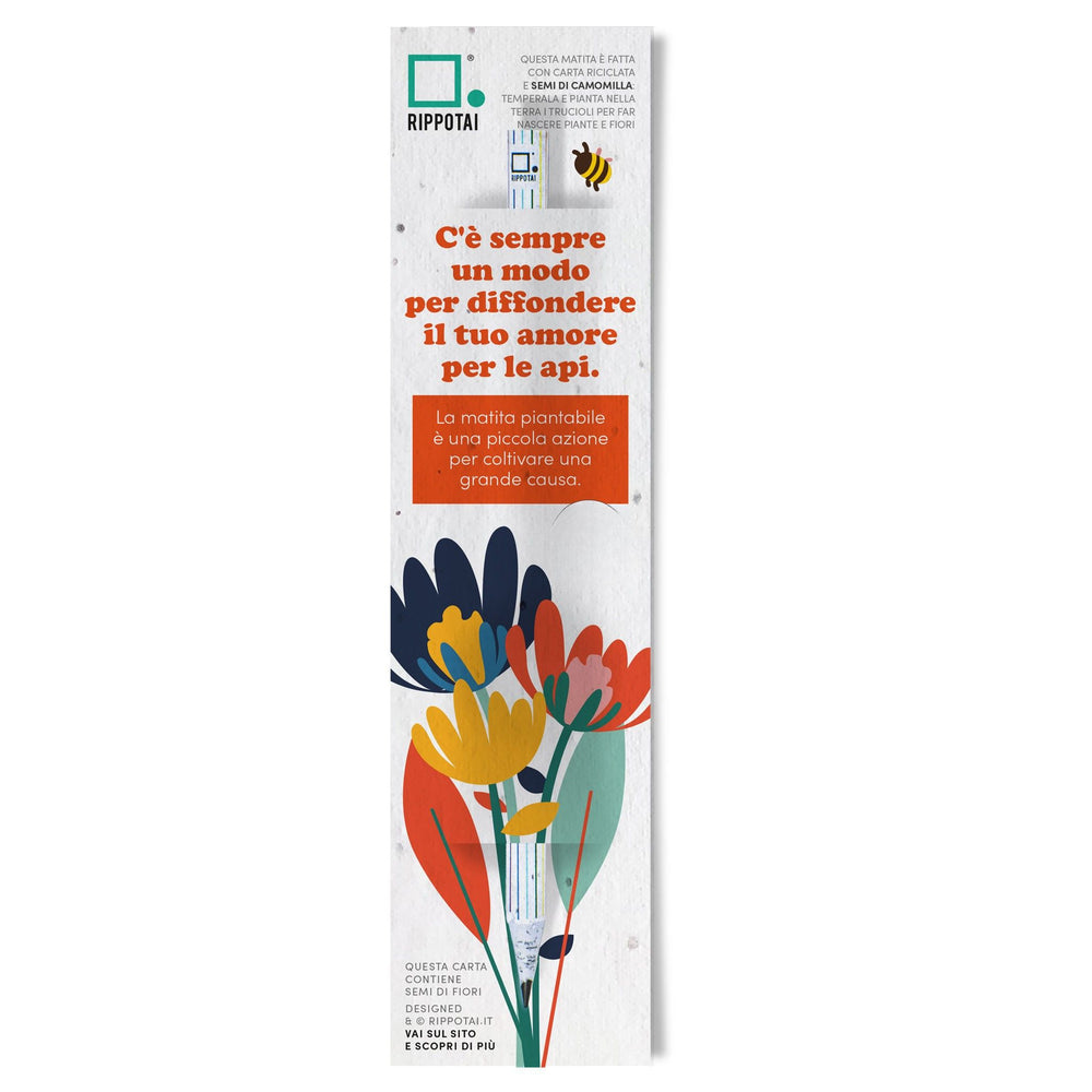 Plantable pencil with seeds