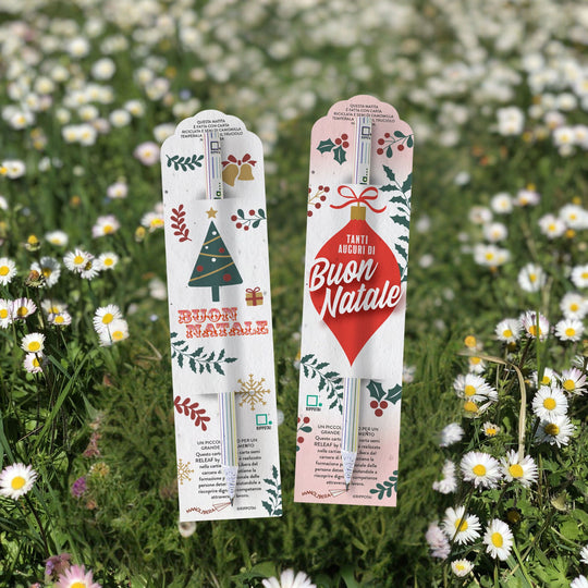 Christmas Plantable Pencils with Chamomile Seeds – Set of 2 in Releaf Solidarity Paper