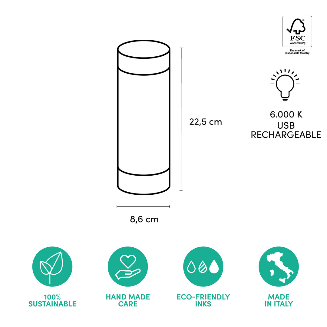Lampe LED rechargeable écologique – Idées cadeaux Saint Valentin