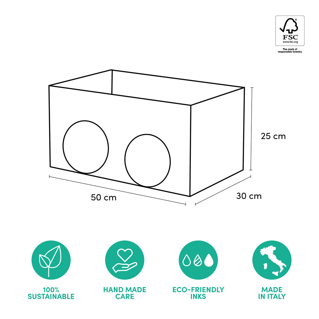 Eco-Friendly Cardboard Christmas Train – Customizable Locomotive and Wagons