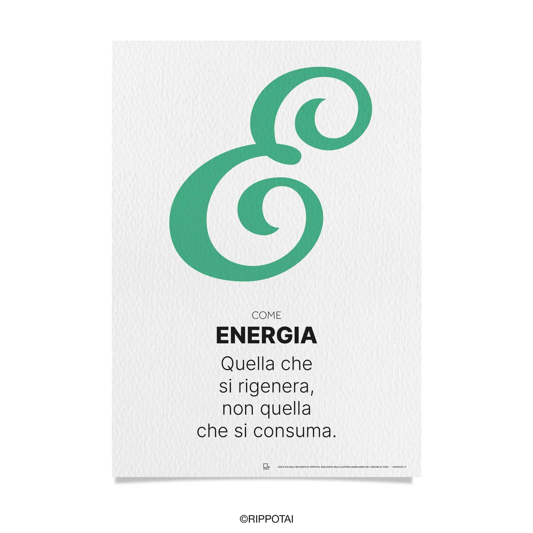 Poster motivazionali BENESSERE in carta artigianale e solidale