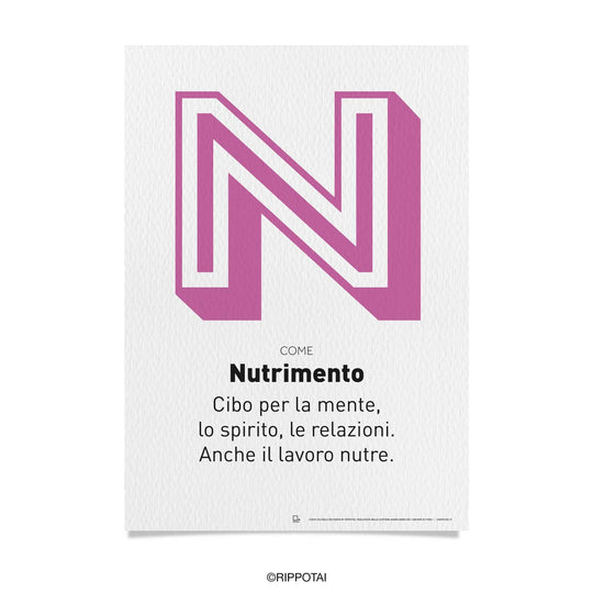 Poster motivazionali BENESSERE in carta artigianale e solidale