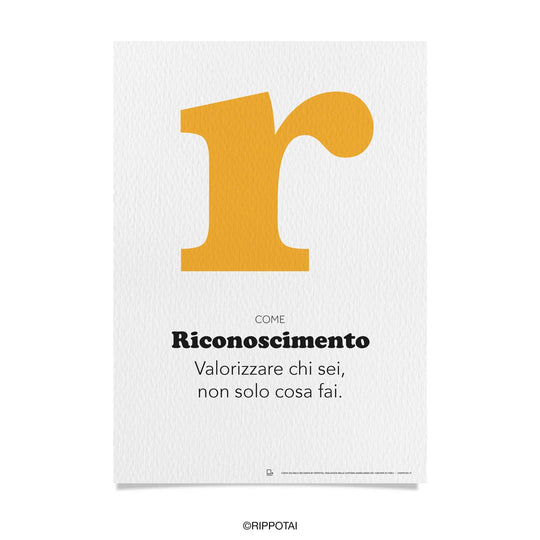 Poster motivazionali BENESSERE in carta artigianale e solidale