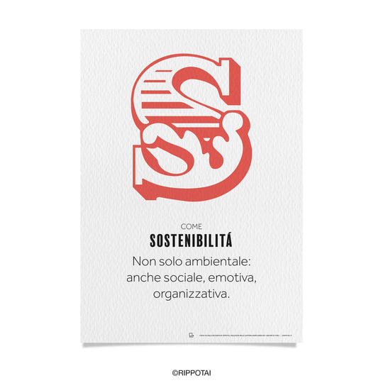 Poster motivazionali BENESSERE in carta artigianale e solidale