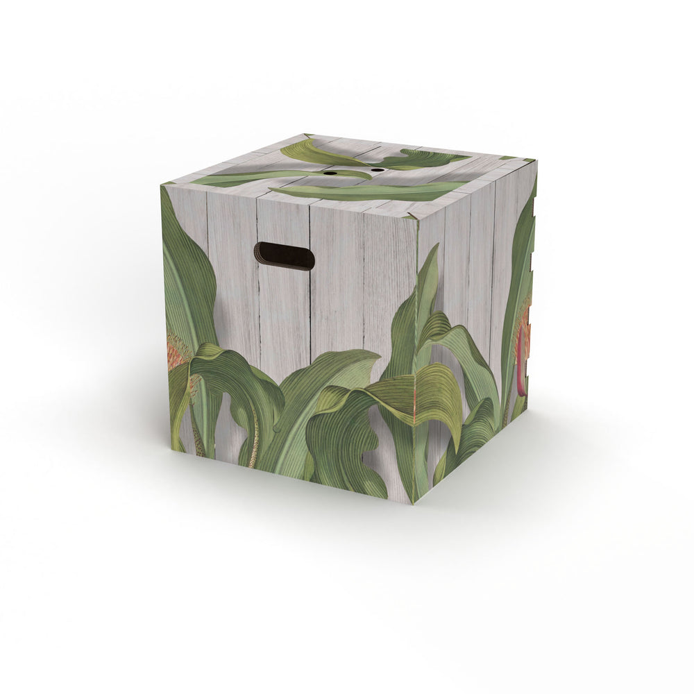 Design eco-friendly storage pouf container Poufpotai 40 - Capsule Natura