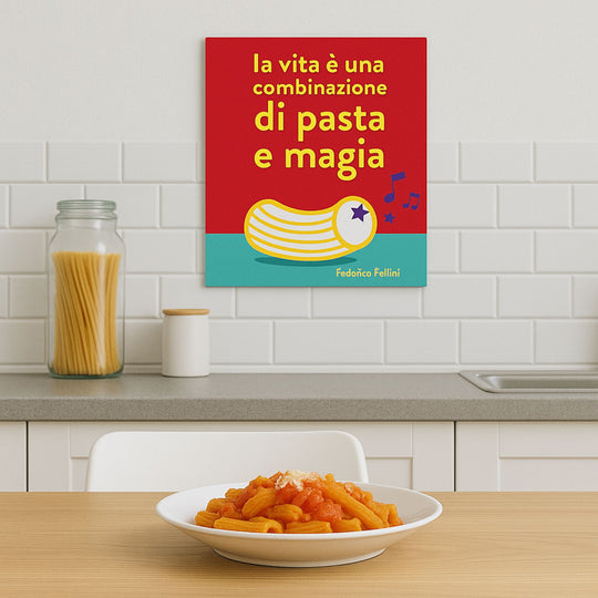 Kitchen Wall-art with pasta