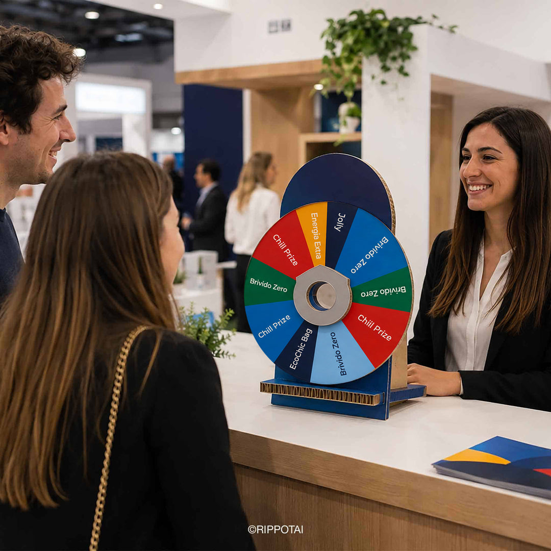 Ruota della fortuna gioco da banco personalizzabile in cartone