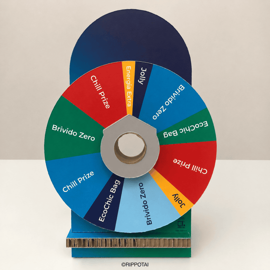Ruota della fortuna gioco da banco personalizzabile in cartone