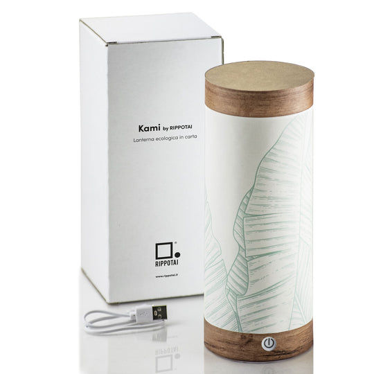 Kami, la lanterna ecologica d'ambiente fatta di carta