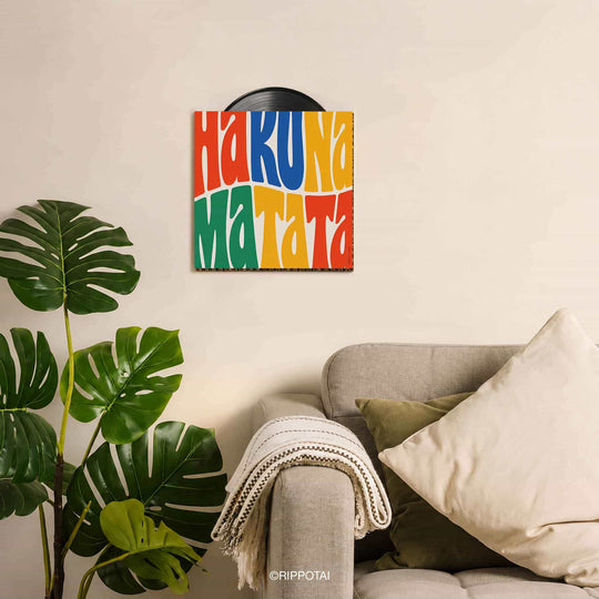 Quadro sagomato Hakuna Matata 35x40,5 cm