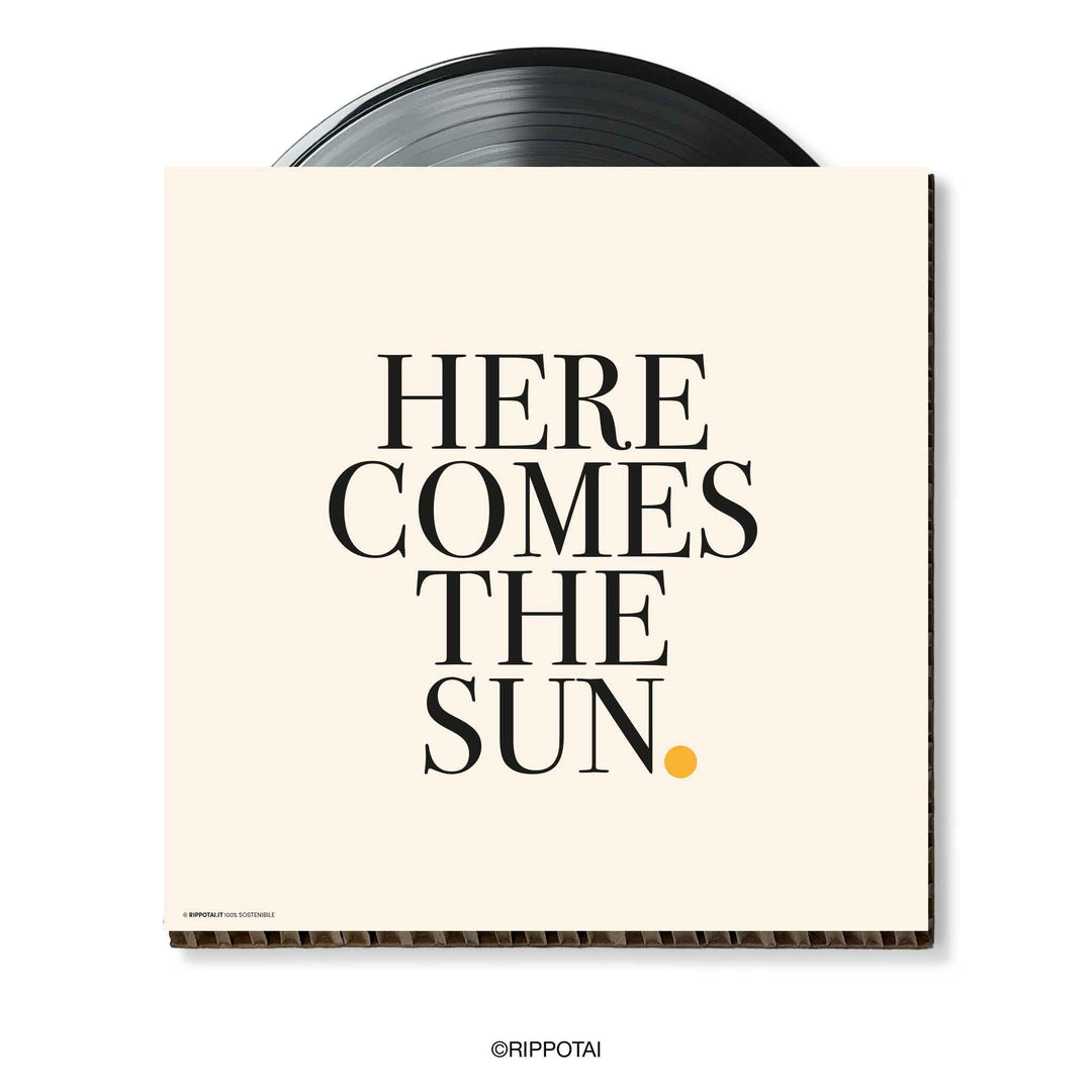 Quadro sagomato Here Comes the Sun 35x40,5 cm